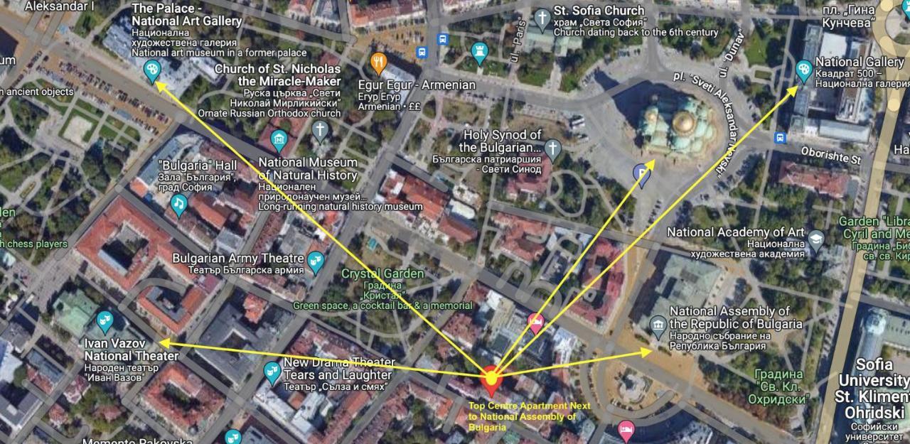 Top City Centre 1Br Apartment For 4 Guests & Fast Wifi Sofia Eksteriør bilde